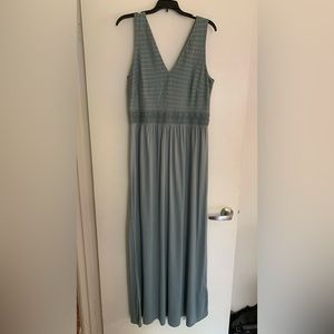 H&M Evening Dress, Blue/Gray Size M